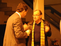 Stefaan De Rudder met Senator Vanlouwe